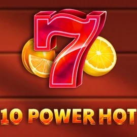 10 Power Hot slot visual from Amusnet Interactive available on slotspalaces.com