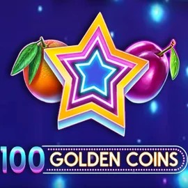 100 Golden Coins slot logo by Amusnet Interactive at SlotsPalace Casino
