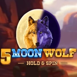 5 Moon Wolf slot visual from Apparat Gaming available on slotspalaces.com