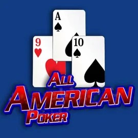 All American Poker slot visual from RTG (Reel Time Gaming) available on slotspalaces.com
