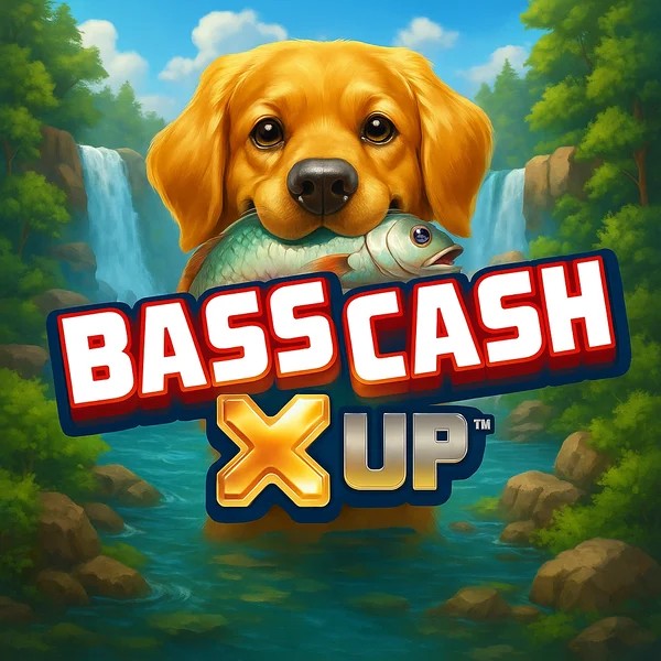 Bass Cash X UP logo – Slots by Alchemy Gaming at SlotsPalace Casino