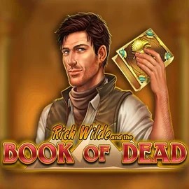 Book of Dead casino game by Play’n GO – featured logo at SlotsPalace Casino