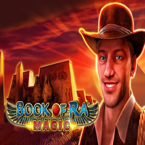 Book of Ra Magic logo by Greentube at SlotsPalace Casino