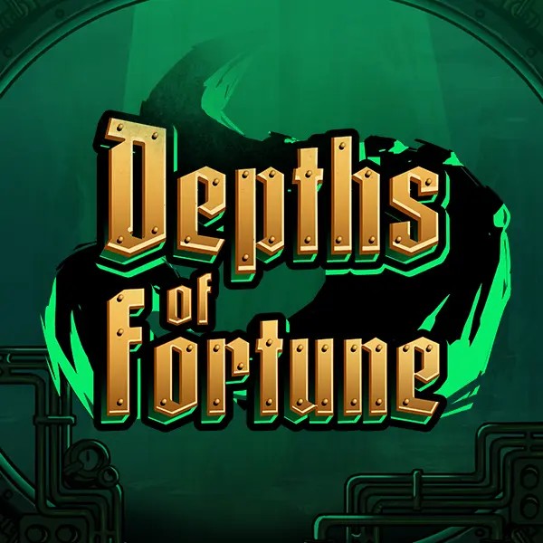 Depths of Fortune by AvatarUX Studios, showcased at slotspalaces.com – game logo