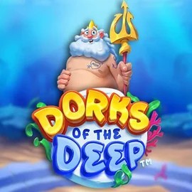 Dorks of the Deep slot logo by Hacksaw Gaming at SlotsPalace Casino