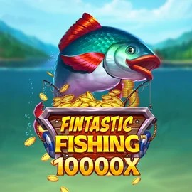 Fintastic Fishing slot logo by Foxium at SlotsPalace Casino