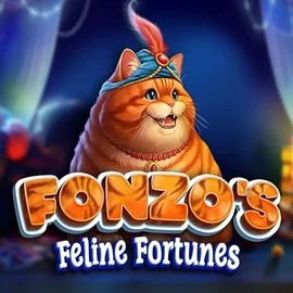 Fonzos Feline Fortunes slot logo by Pragmatic Play at SlotsPalace Casino