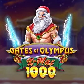 Gates of Olympus Xmas 1000 logo by Pragmatic Play SlotsPalace Casino