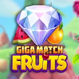 Giga Match Fruits by RubyPlay, showcased at slotspalaces.com – game logo