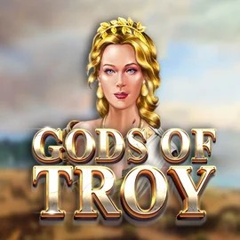 Gods of Troy online game logo by Red Tiger Gaming on slotspalaces.com