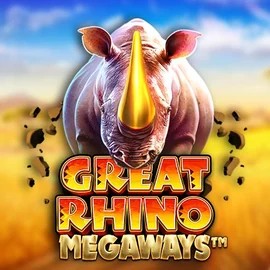 Great Rhino Megaways logo by Pragmatic Play at SlotsPalace Casino