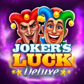 Jokers Luck Deluxe online game logo by Skywind Group on slotspalaces.com