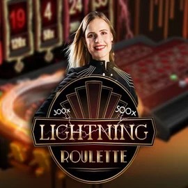 Lightning Roulette logo – Live Casino by Evolution at SlotsPalace Casino