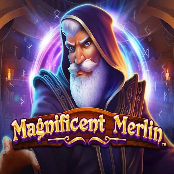 Magnificent Merlin slot visual from Greentube available on slotspalaces.com