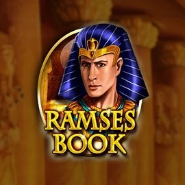 Ramses Book Deluxe slot logo by Gamomat at SlotsPalace Casino