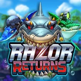 Razor Returns logo by Push Gaming at SlotsPalace Casino