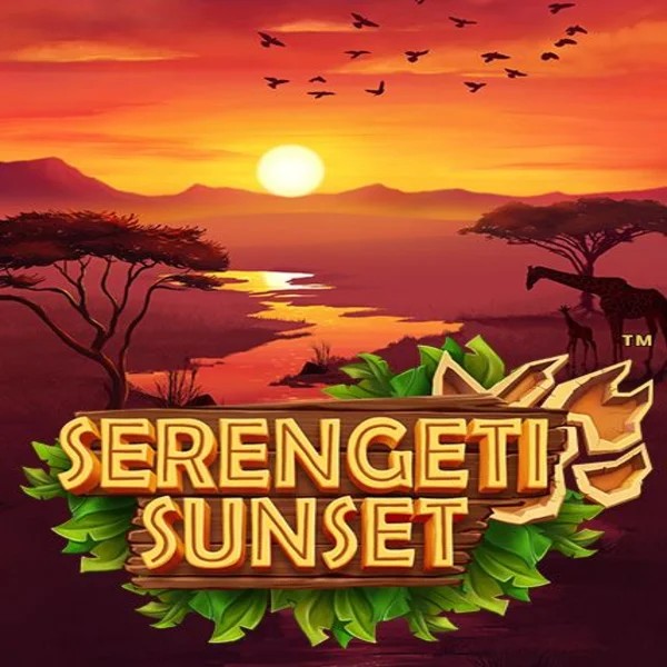 Serengeti Sunset by Skywind Group, showcased at slotspalaces.com – game logo