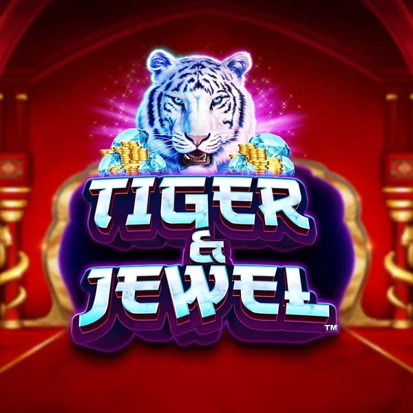 Tiger and Jewel slot visual from Greentube available on slotspalaces.com